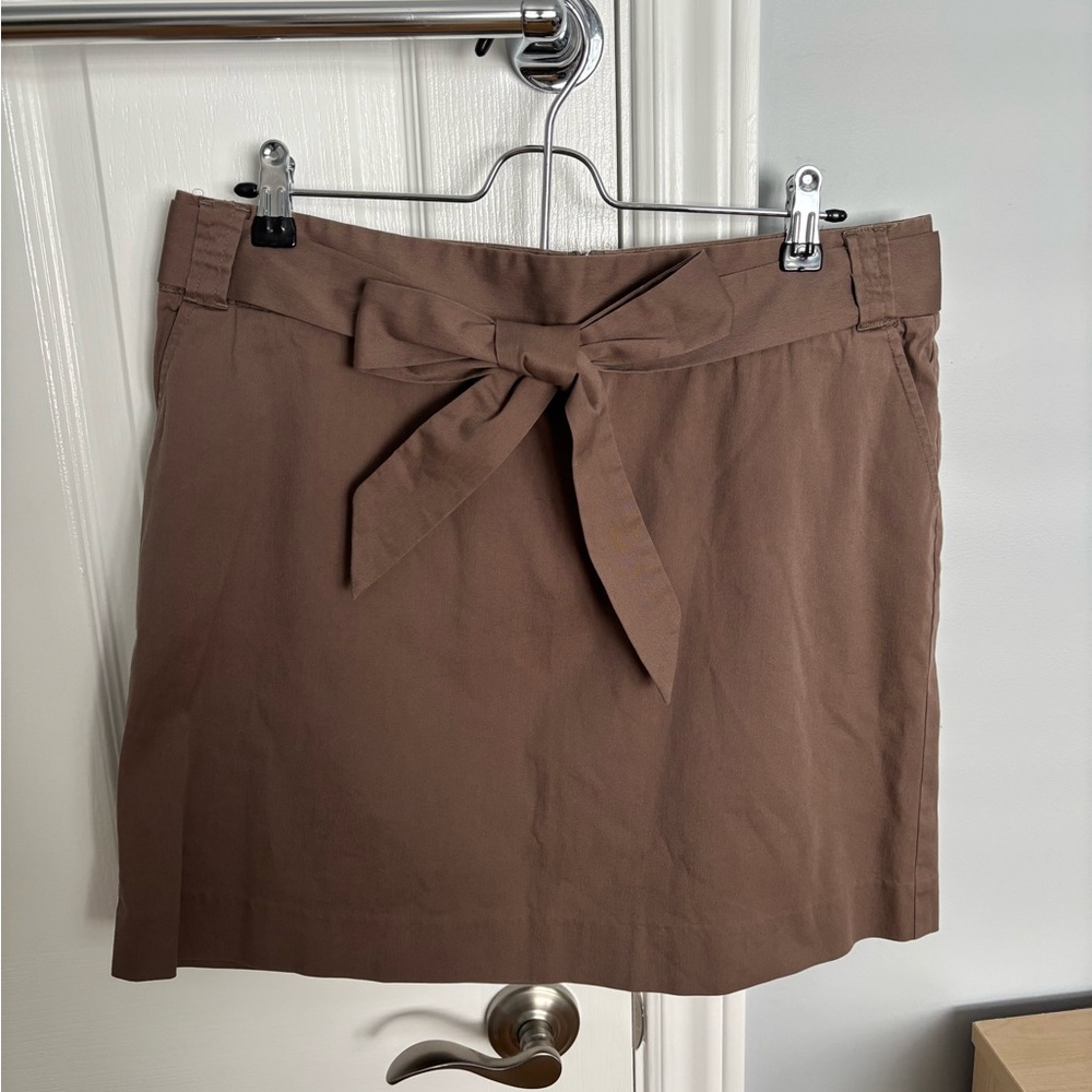 Jacob Brown Skirt with Belt